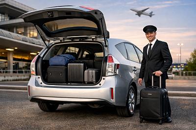 Comfortable car for transfer from Chisinau to Kyiv with luggage compartment.